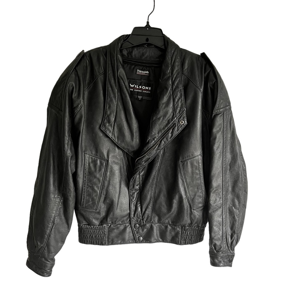 Wilsons Limited Edition 100% Leather Motorcycle Casual Jacket Thinsulate Womens